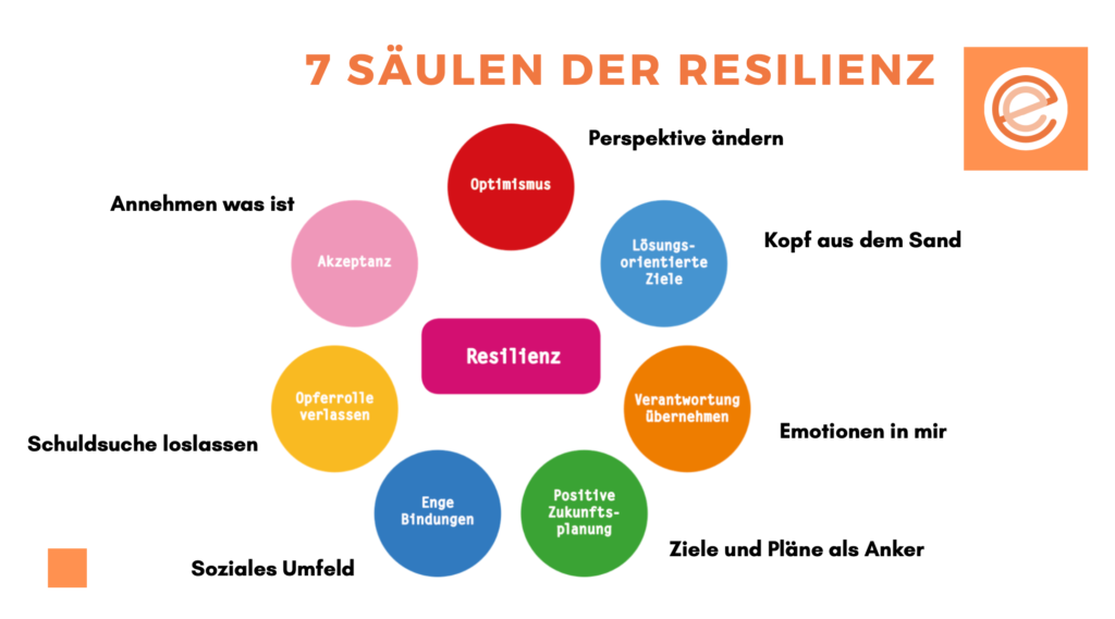 7 Säulen der Resilienz - ein Überblick welche Faktoren unsere Resilienz beeinflussen